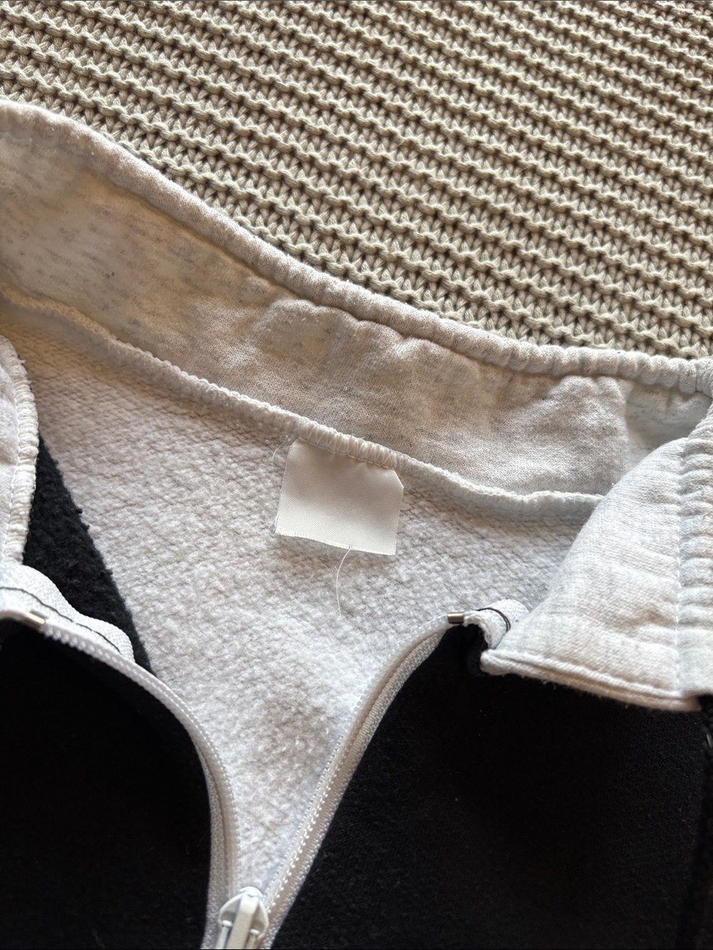 Vintage No Fear Gear Quarter Zip Sweater - Picture 3 of 8